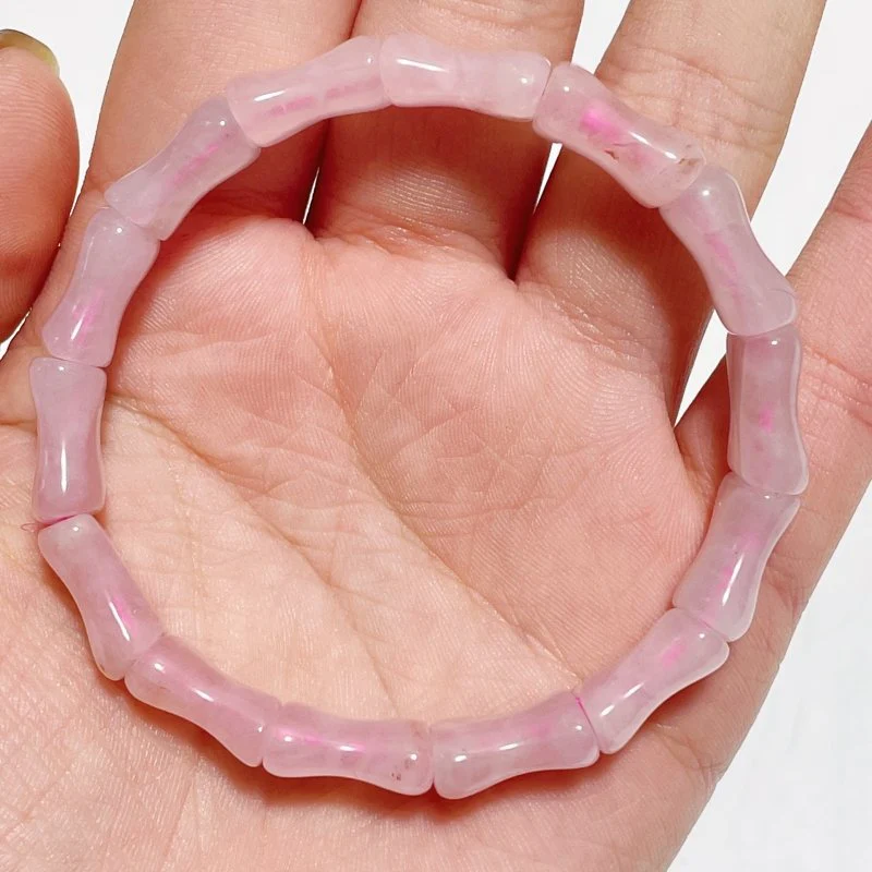 Beautiful 0.67in Rose Quartz Bracelet Wholesale - Image 3