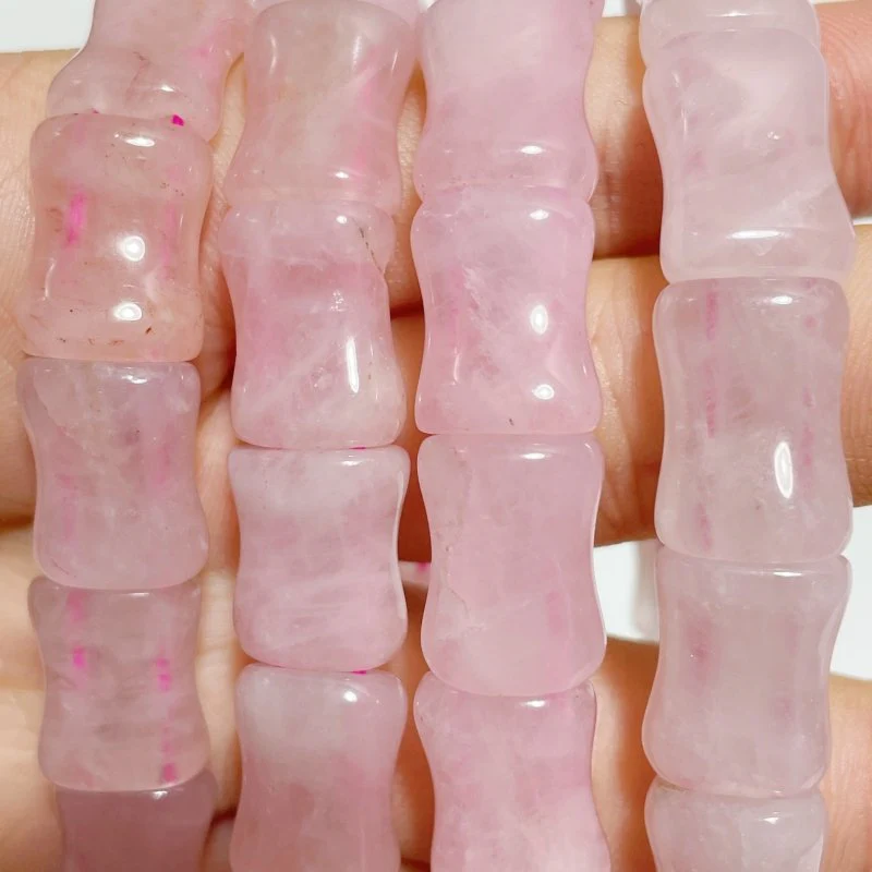 Beautiful 0.67in Rose Quartz Bracelet Wholesale - Image 4
