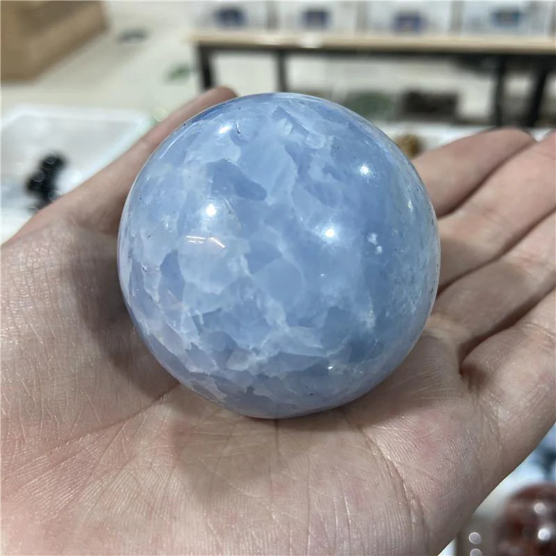 Blue Calcite Sphere Ball Wholesale - Image 7