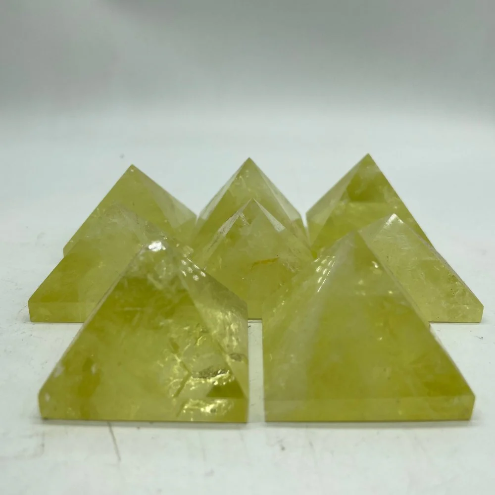 Heat Treatment Citrine Crystal Pyramid Wholesale - Image 4