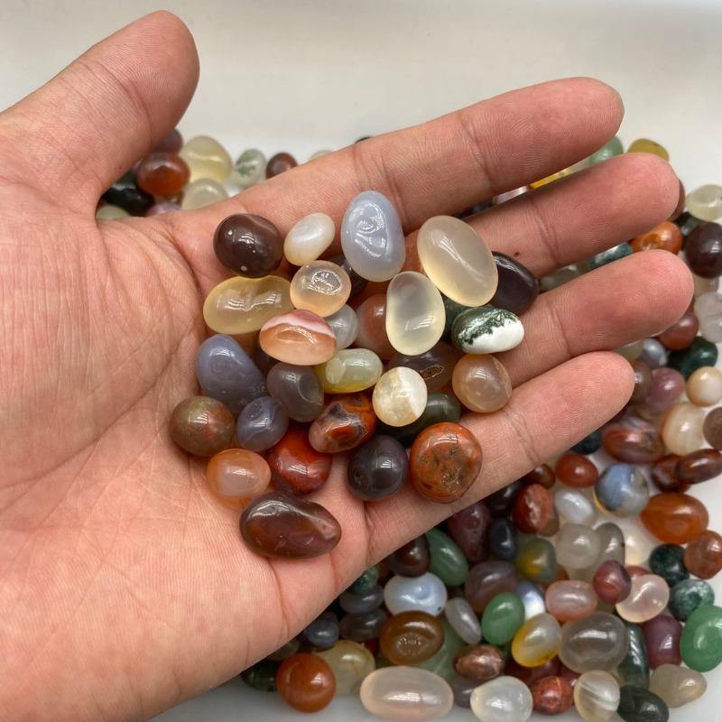Colorful Transparent Agate Gravel Chips Wholesale - Image 3