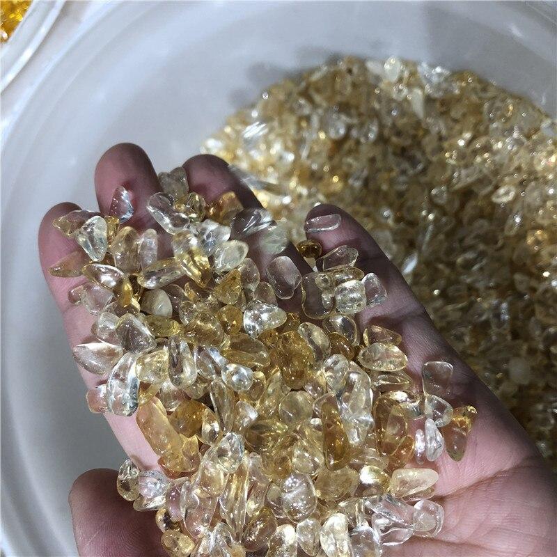 Natural Brazil Citrine Gravel Chips Wholesale - Image 3