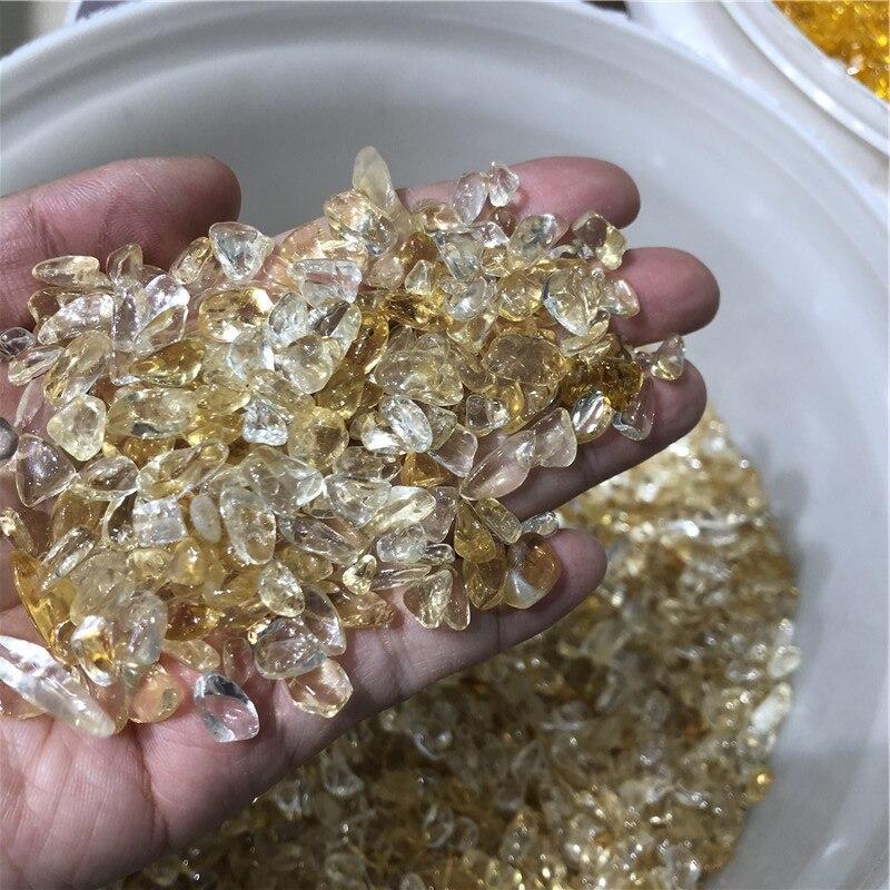 Natural Brazil Citrine Gravel Chips Wholesale - Image 4
