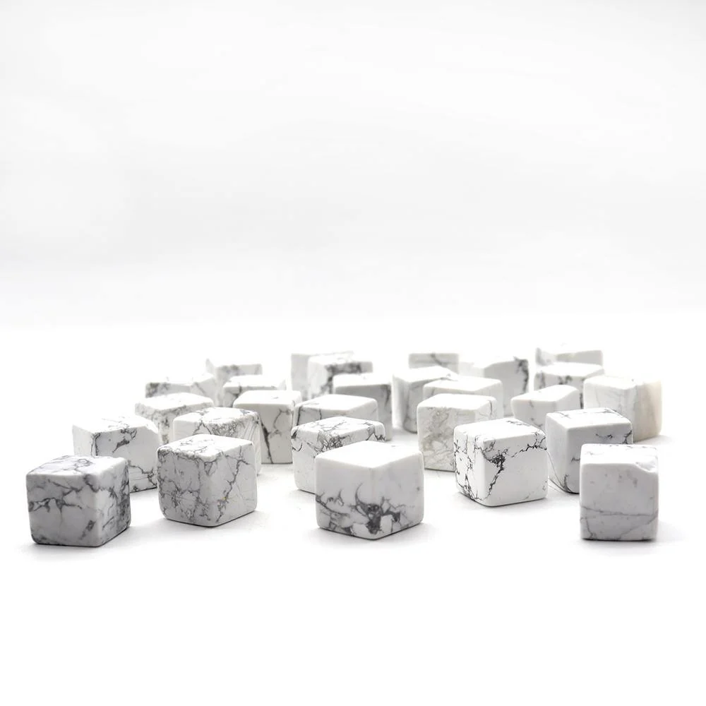 Natural Howlite Cube Wholesale - Image 6