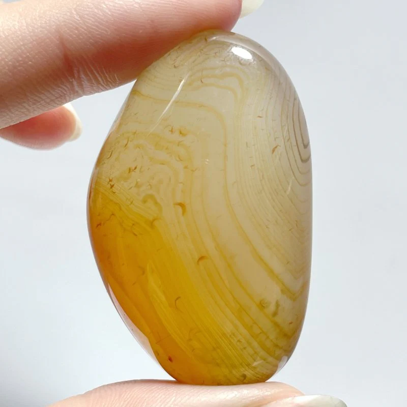 Natural Silk Agate Palm Stone Free Form Wholesale - Image 4