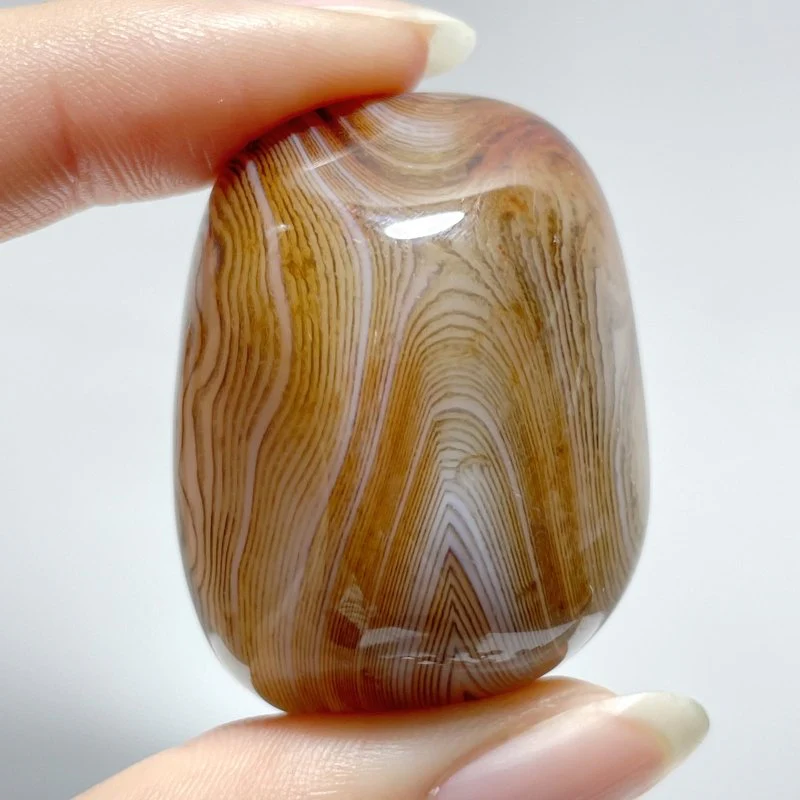 Natural Silk Agate Palm Stone Free Form Wholesale - Image 5