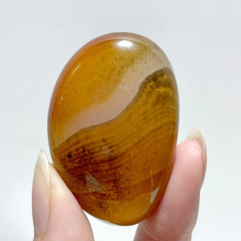 Natural Silk Agate Palm Stone Free Form Wholesale - Image 6