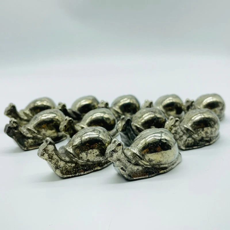 Pyrite Snails Carving Wholesale - Image 4