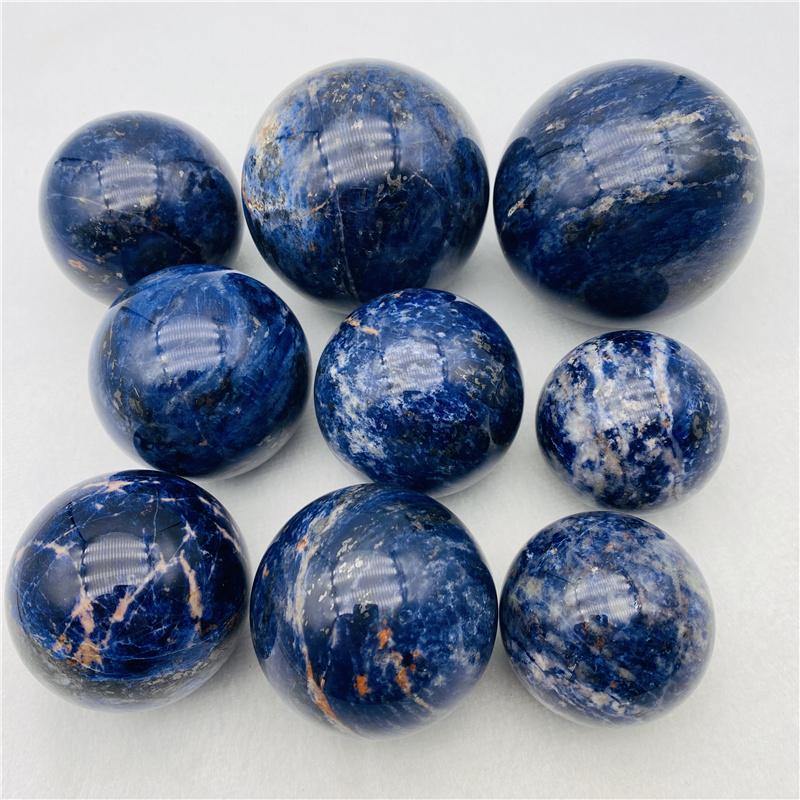 1-1.5in Sodalite Ball Spheres Wholesale - Image 3