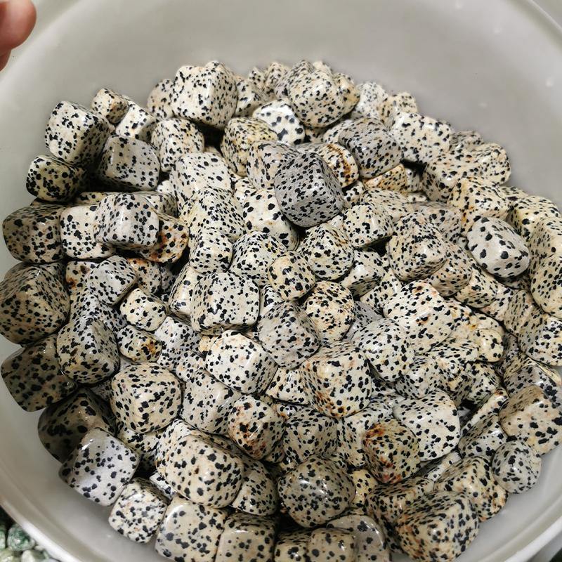Dalmatian Jasper Cube Tumble Stone Wholesale - Image 3