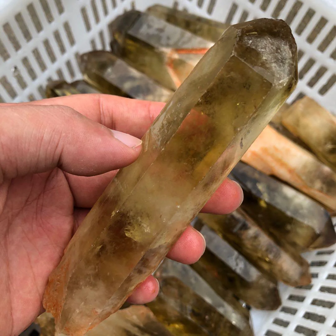 Heat Treatment Single Point Citrine 1kg(2.2lb) Wholesale - Image 4