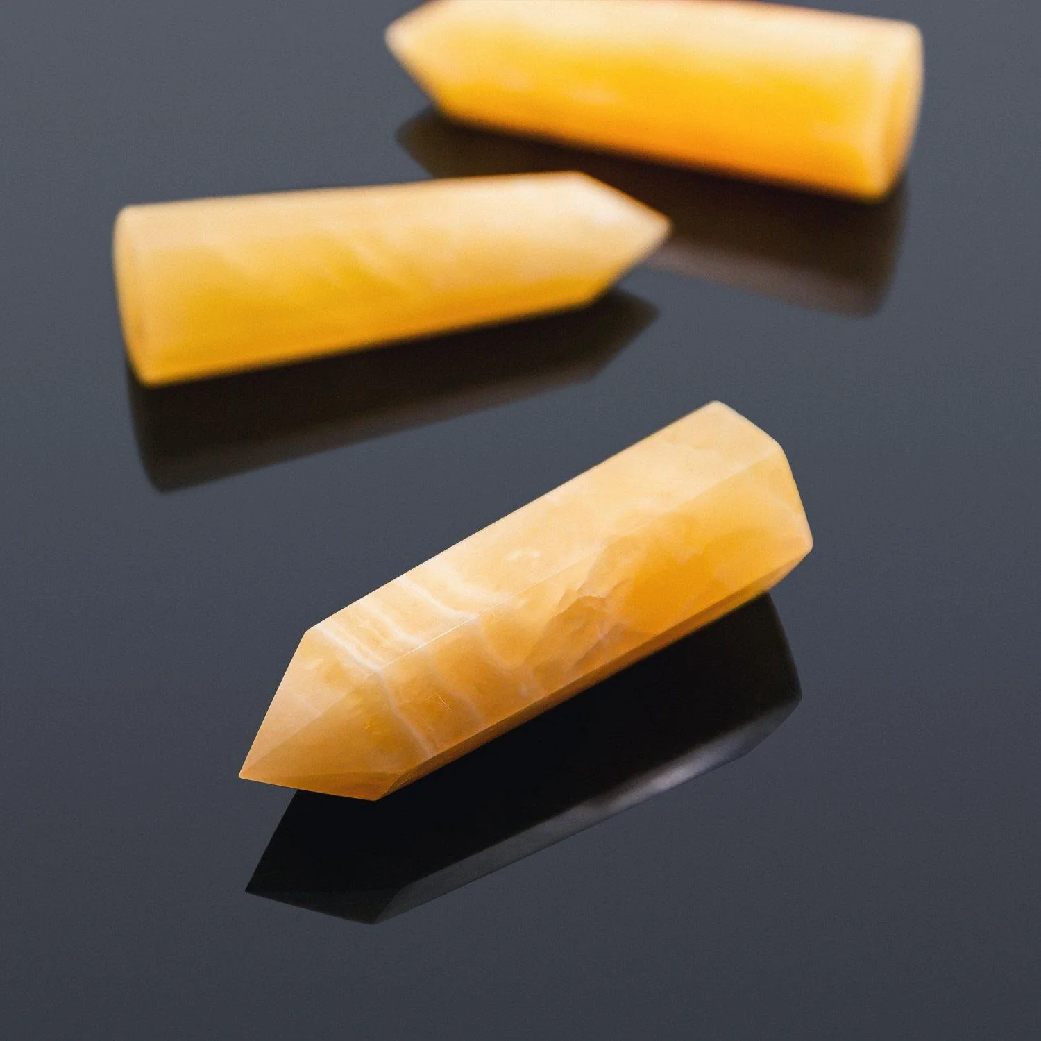 Yellow Calcite Tower Points Wholesale - Image 4